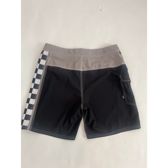 VANS MENS SWIM SUIT AND HAT BUNDLE GRAY BLACK SUIT SIZE 32 NWT VANS TRUCKER HAT - Picture 5 of 14